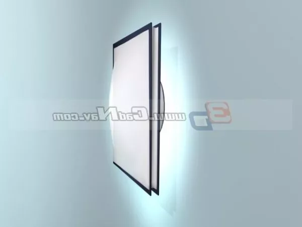 Led Design Bathroom Wall Lamp 3d model Led Design Bathroom Wall Lamp 3d model