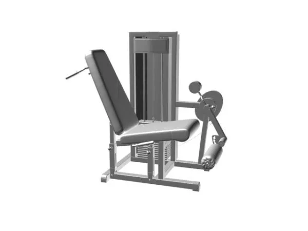 Hospital Leg Curl Cable Machine 3d model Hospital Leg Curl Cable Machine 3d model
