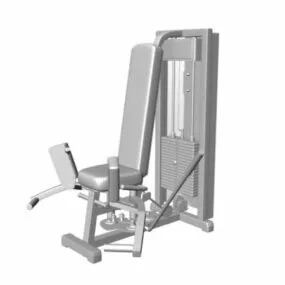 Leg Extension Gym Cable Machine 3d model