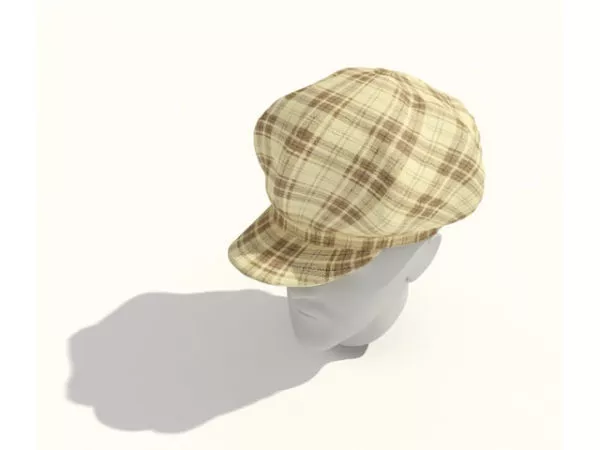 Yellow Hard Hat 3d model