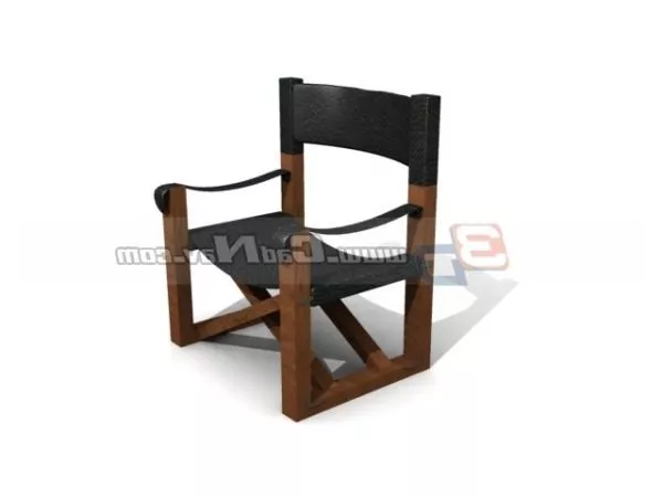 Home Wooden Leisure Chair 3d model Home Wooden Leisure Chair 3d model