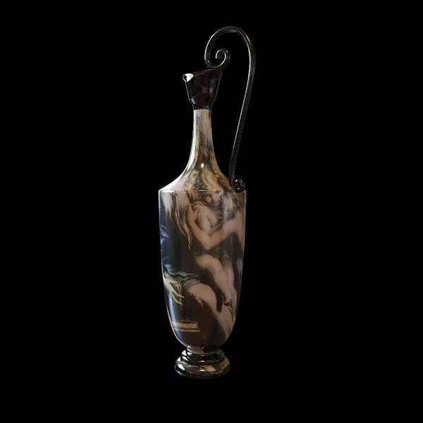 Antique Lekythos Vase Decoration 3d model Antique Lekythos Vase Decoration 3d model