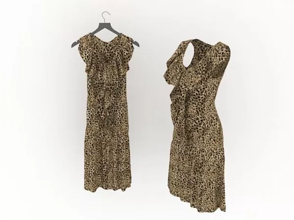 Dress Fashion With Mannequin 3d model