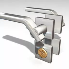 Home Lever Door Handles And Locks 3d model