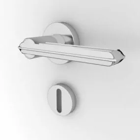 Home Hardware Lever Handle Door 3d model