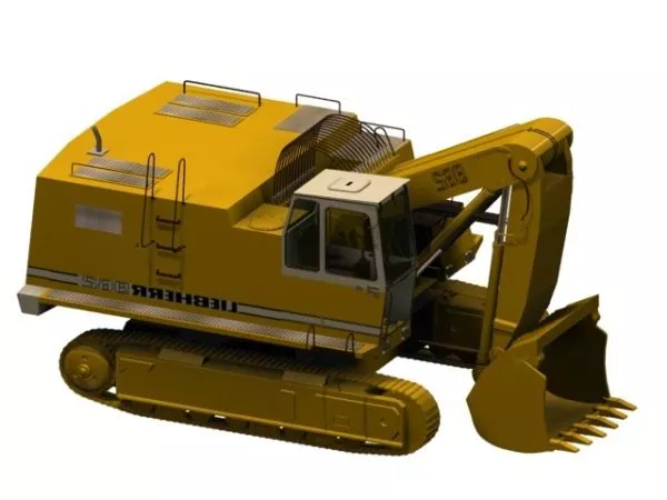 Excavator Robot 3d model