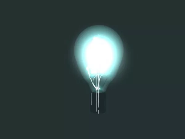 Electric Light Bulb Effect 3d model Electric Light Bulb Effect 3d model