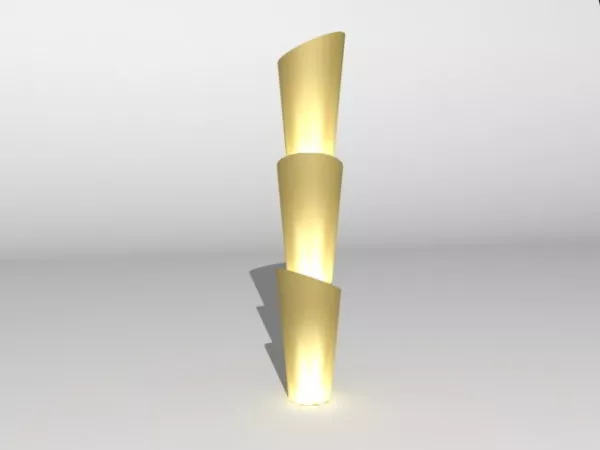 European Round Column Component 3d model
