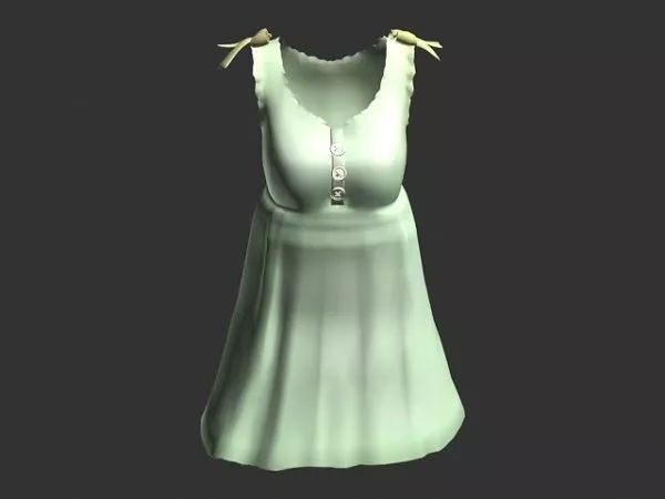 Female Frost Cosplay Character 3d model