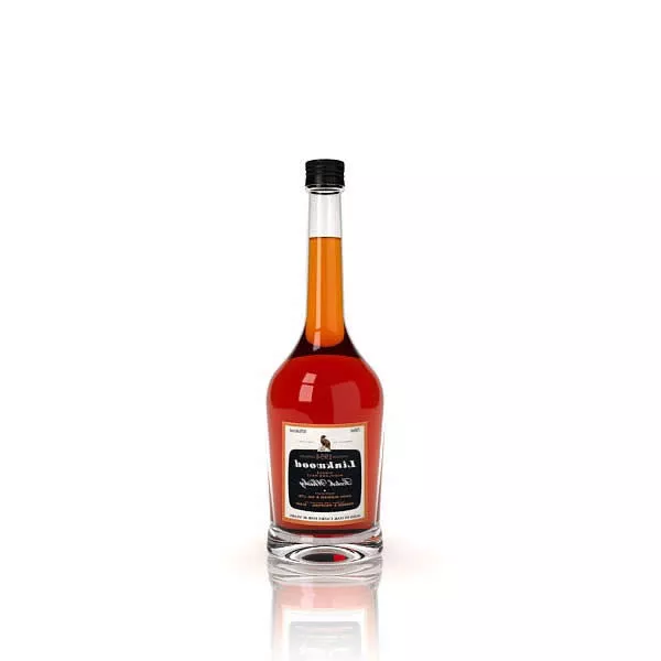 Wine Bottle With Stand And Glass 3d model