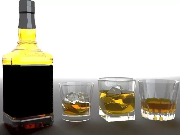 Liquor Jack Drink 3d model Liquor Jack Drink 3d model