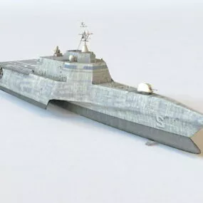 Modern Littoral Combat Ship 3d model