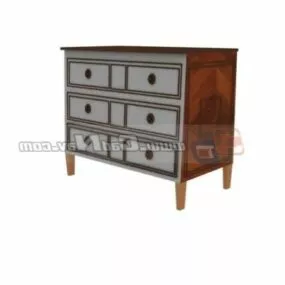 Living Room Furniture Decorate Side Cabinet 3d model