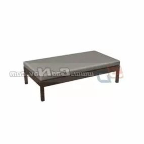 Living Room Furniture Ottoman Stool Footstool 3d model