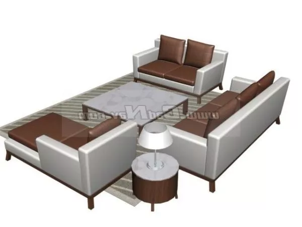 Living Room Sofas Design 3d model Living Room Sofas Design 3d model