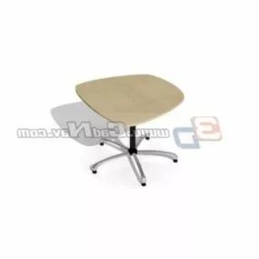 Living Room Low Chair Furniture 3d model