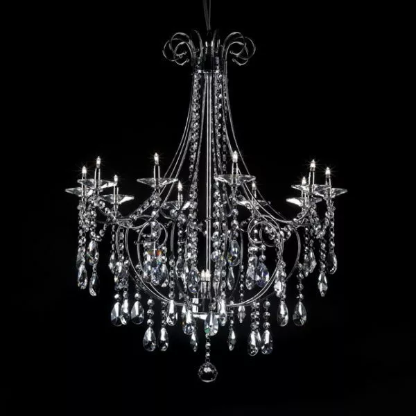 Living Room Design Crystal Home Chandelier 3d model Living Room Design Crystal Home Chandelier 3d model