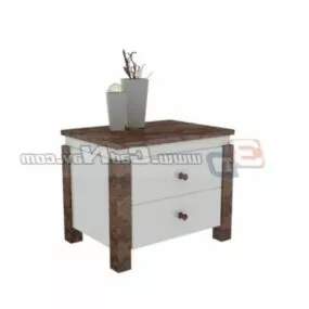 Living Room Corner Cabinet 3d model