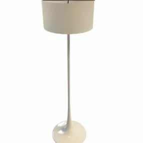 Living Room High Floor Lamp 3d model