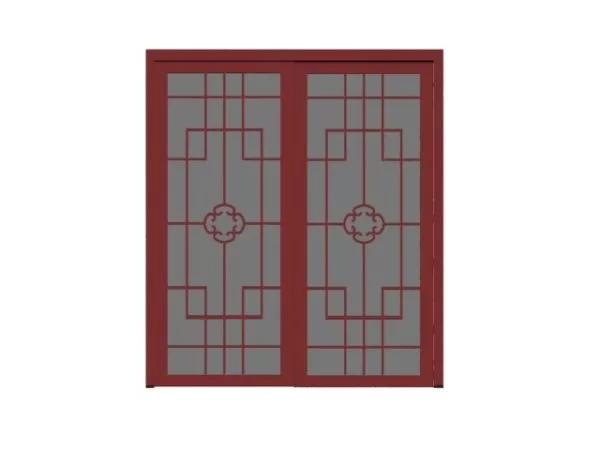 Living Room Furniture Sliding Door 3d model Living Room Furniture Sliding Door 3d model