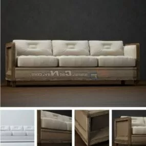 Home Living Room Sofa 3d model