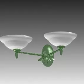 Living Room Design Of Wall Lamp 3d model