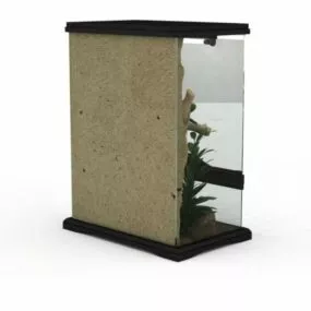 Glass Lizard Terrarium 3d model