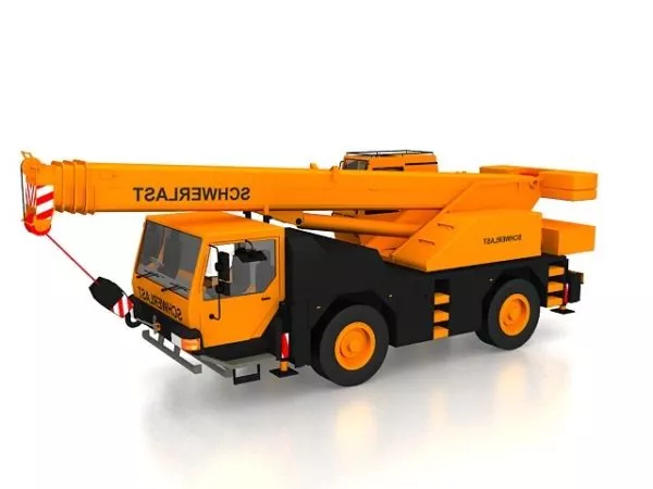 Construction Loader Crane 3d model Construction Loader Crane 3d model