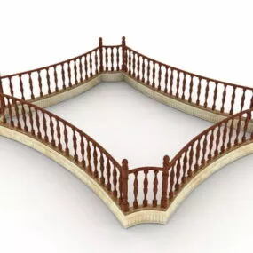 Structure Loft Railings 3d model