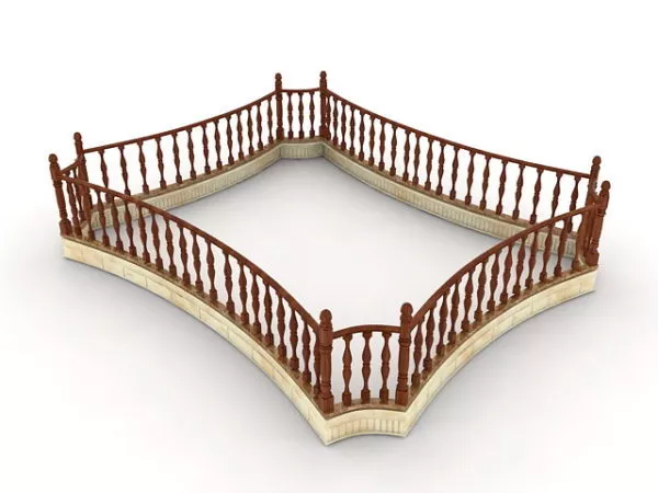 Structure Loft Railings 3d model Structure Loft Railings 3d model