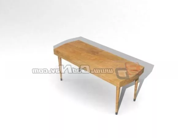 Home Furniture Long Narrow Table 3d model Home Furniture Long Narrow Table 3d model