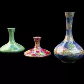 Long Neck Vase Decoration 3d model