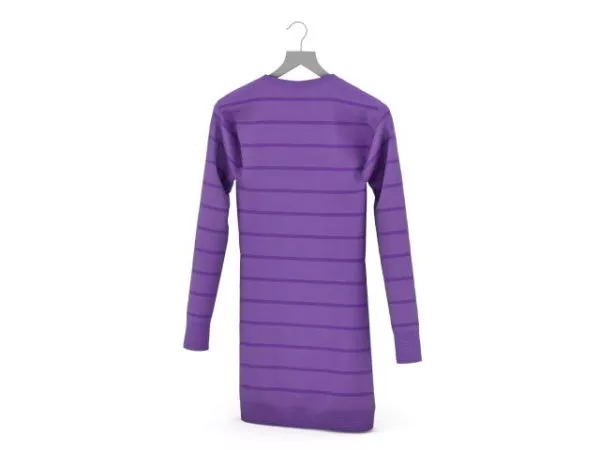 Long Sleeve T-shirt Fashion 3d model Long Sleeve T-shirt Fashion 3d model