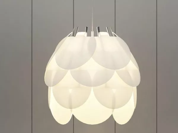 Minimalist Lotus Pendant Lamp 3d model Minimalist Lotus Pendant Lamp 3d model