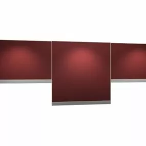 Home Roman Shade Decoration 3d model