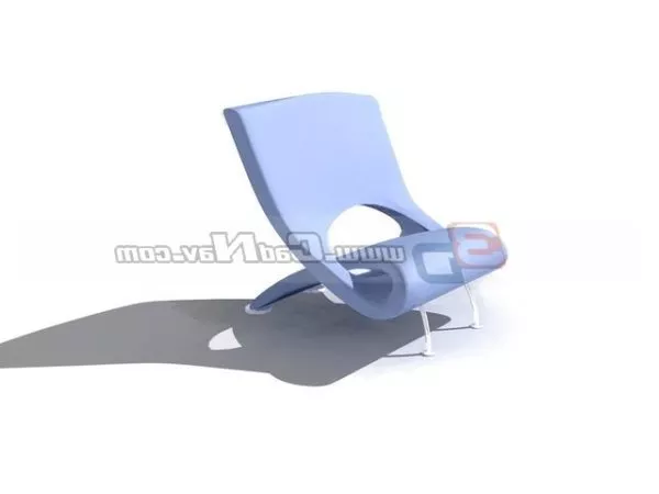 Low Sun Lounger Furniture 3d model Low Sun Lounger Furniture 3d model