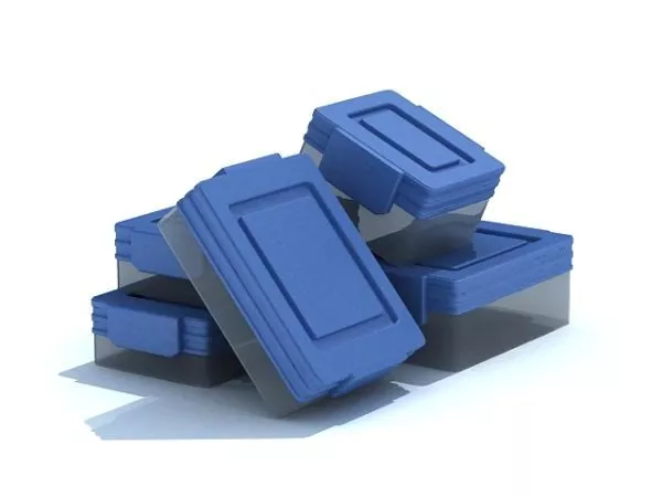 Kitchen Lunch Boxes 3d model Kitchen Lunch Boxes 3d model