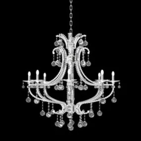 Home Luxury Crystal Chandelier 3d model
