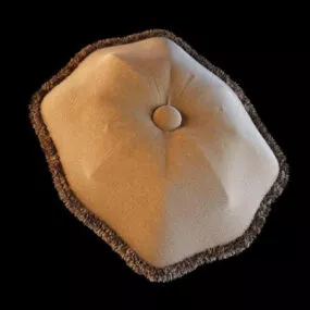 Luxury Hotel Hard Pillow 3d model