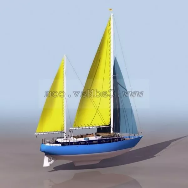 Small Speed Boat 3d model