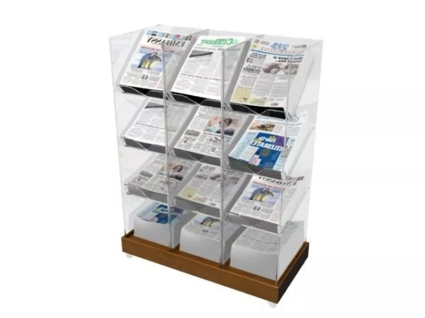 Store Magazine Shelving 3d model Store Magazine Shelving 3d model