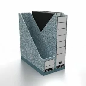 Office Magazine File Holders 3d model