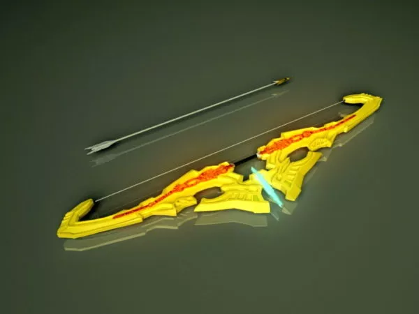 Arrows Cross Shape 3d model
