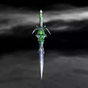 Gaming Magical Dagger 3d model