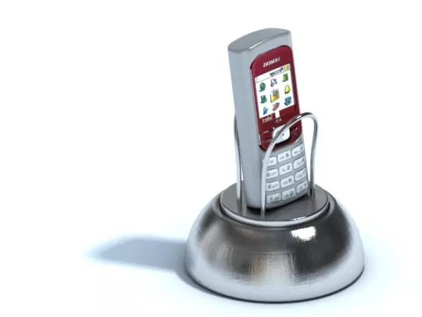 Office Magnetic Phone Holder 3d model Office Magnetic Phone Holder 3d model
