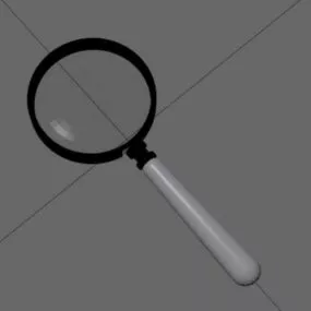 School Magnifying Glass 3d model