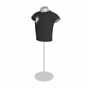 Dress Form Stand Furniture 3d model