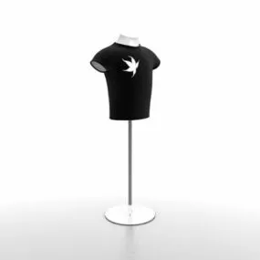 Fashion Store Male Torso Mannequin 3d model