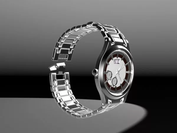 Man Watch 3d model Man Watch 3d model