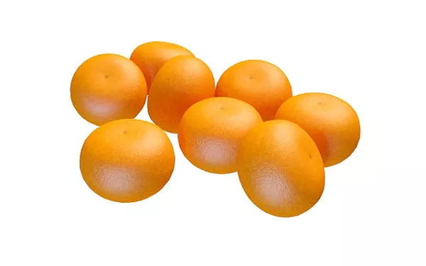 Mandarin Orange Fruit 3d model Mandarin Orange Fruit 3d model
